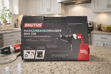 Brutus BMS 550 Automatic Screwdriver 550W Collated Drywall Screw Gun + Case NEW
