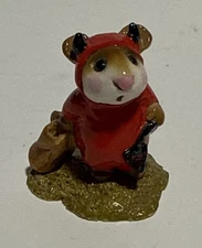 Wee Forest Folk Little Devil Halloween Edition Retired Mouse Red
