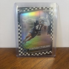 2025 Panini Prizm Donovan Ezeiruaku Black and White Checkerboard SSP #314 RC