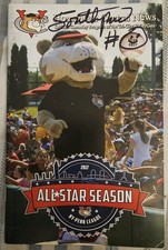 Southpaw Signed Autograph 2017 Tri-City Valleycats Program