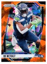 2024 Panini Prizm - DK Metcalf - Orange Ice No. 261