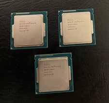  Lot of 3 Intel Core i5-4570 SR14E 3.2 GHz CPUs