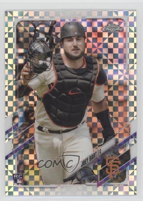 2021 Topps Chrome X-Fractor Joey Bart #109 hn8