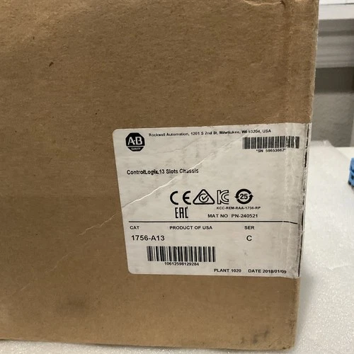 Allen-Bradley 1756-A13 /C 13 Slot ControlLogix Chassis 1756A13 ( Brand New )