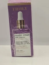 New & Sealed Truly Glazed Donut After Shave Oil Exp 05/28