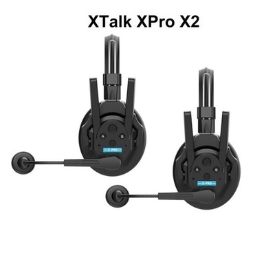 Synco Xtalk XPro 2 Vollduplex-Wireless-Intercom-Headset-System Mikrofone