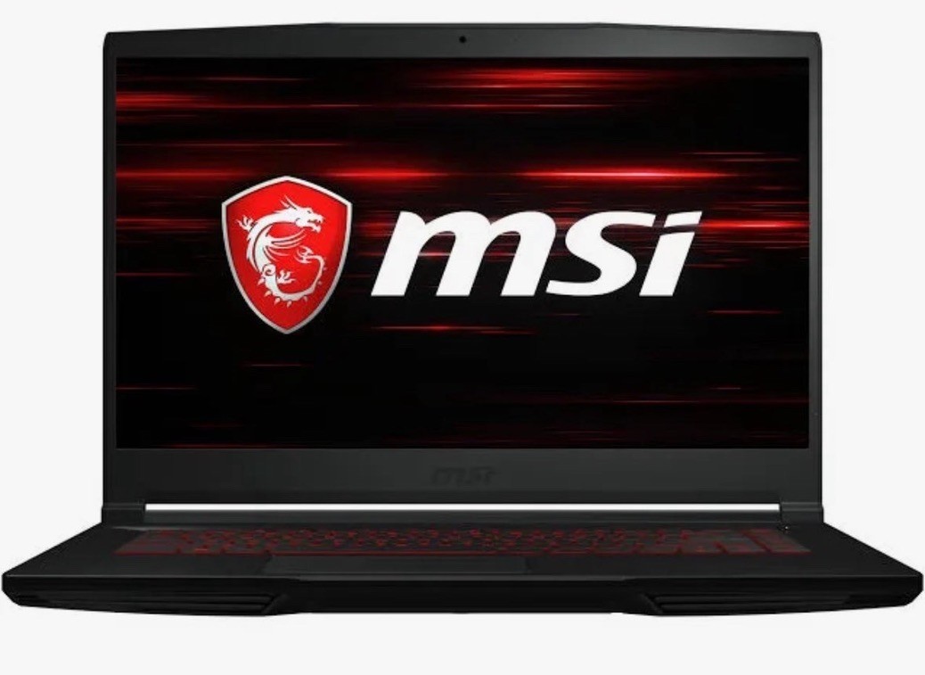 MSI GF63 Thin Gaming Laptop, 15.6" FHD 144Hz, Intel i5-11400H, RTX 3050, 16GB RA