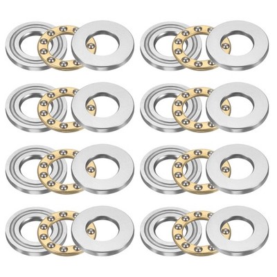 8pcs F10-21M Thrust Ball Bearings 10mmx21mmx7mm Chrome Steel Single Direction