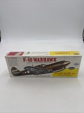 Vintage 1962 Guillow's Curtiss P-40 Warhawk Balsa Wood Scale Kit SEALED