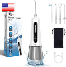 Cordless Water Dental Flosser Oral Irrigator, 300Ml Rechargeable Water Flosser f