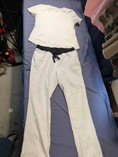 Scrubstar White Nurse's Scrubs Medium Top XL Pants