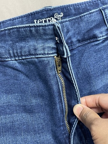 NWT Terra & Sky Core Skinny Leg High Rise Jeans Pants Petite Womens Size 18W - Picture 4 of 15