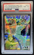 1997 Bowman's Best Brown Rodriguez Piazza Mirror Image Inverted Atomic MI4 PSA 8