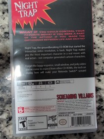 Night Trap (Nintendo Switch) Sega CD Variant Cover - Limited Run Games 008