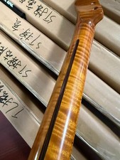 5A Roasted Tiger Flame Maple Electric Guitar Neck 22Fret for T-Style Guitar Part