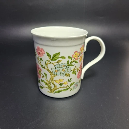 Sadler Mandarin Fine Bone China Mug Pink & Blue Floral Design England Vintage