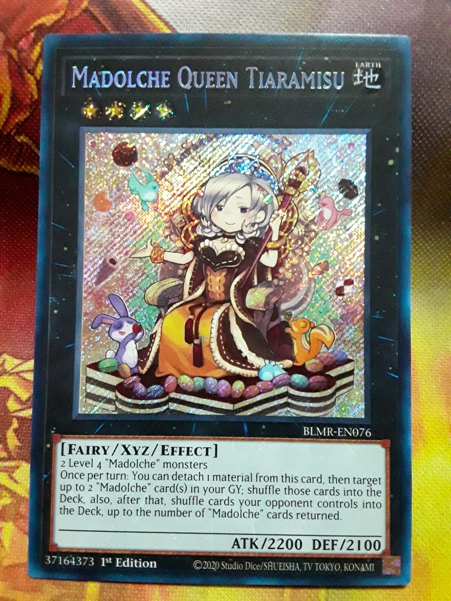 yugioh madolche cards Yugioh Madolche Queen Tiaramisu Secret Rare BLMR-EN076 1st Near Mint