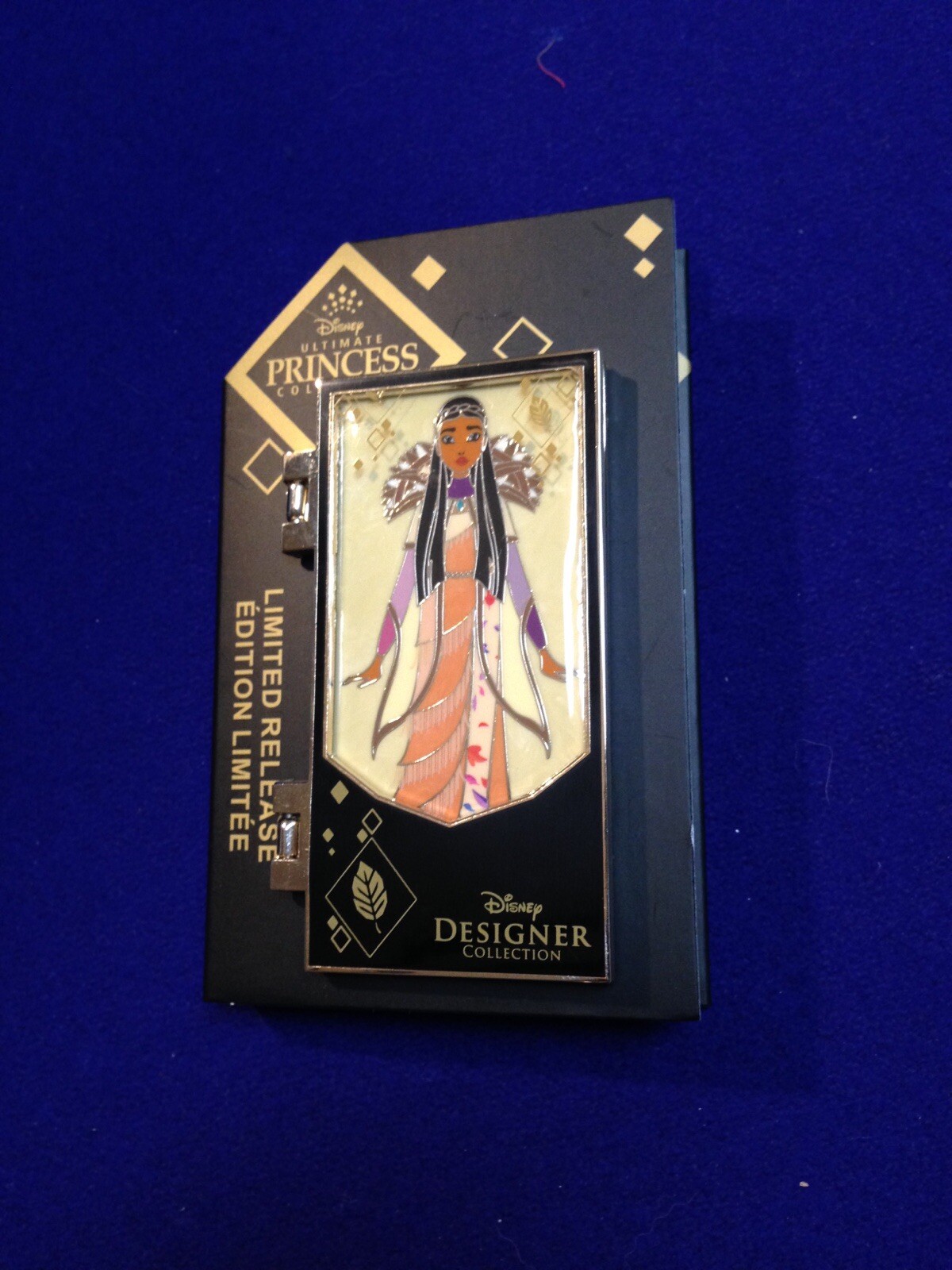 Disney Designer Ultimate Princess Collection Pocahontas Hinged Pin Limited Ed