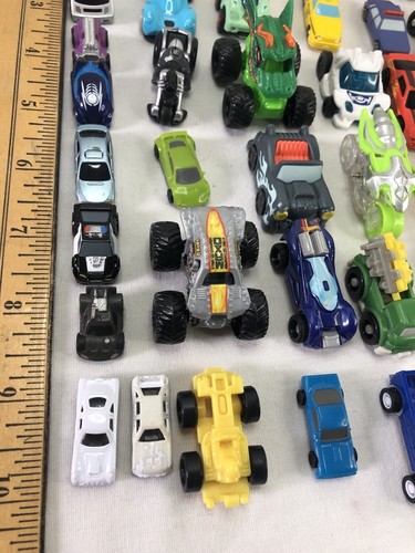 Lot of 55 Micro Mini Cars Trucks Construction Race Machines Fun Toys Boys - Picture 2 of 5
