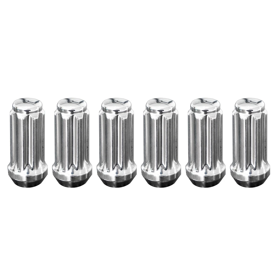 26pc 14x1.5 Chrome Wheel Lug Nuts w/ Two Keys for Silverado Sierra Yukon XL 1500 - Image 4 of 4