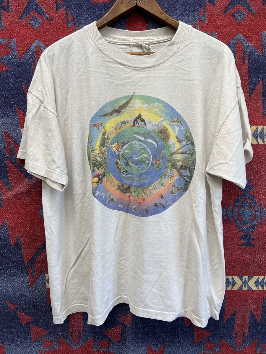 Vintage Human-I-Tees Shirt 1994 XL Single Stitch Organic Vintage Human-I-Tees Shirt 1994 XL Single Stitch Organic