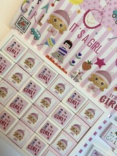 Baby Shower Decorations for Girl , Birthday Girl, 48 in 1 Set-Model 1