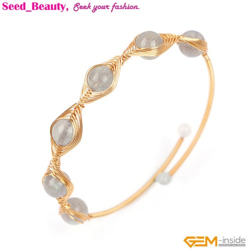 Handmade Adjustable Bracelet Gold Filled Chakras Stone Jewelry Christmas Gift - 第 17/133 張圖片
