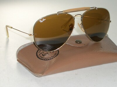 1980's 62[]14MM VINTAGE B&L RAY BAN B15 BROWN OUTDOORSMAN II