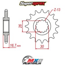 Supersprox Front Sprocket 15T for Honda CB900F HORNET 2002-2008 >530