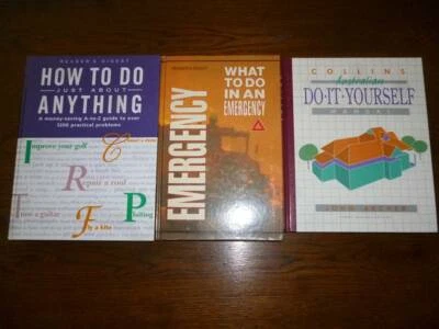 3 home maintenance diy and emergency books home maintenance books