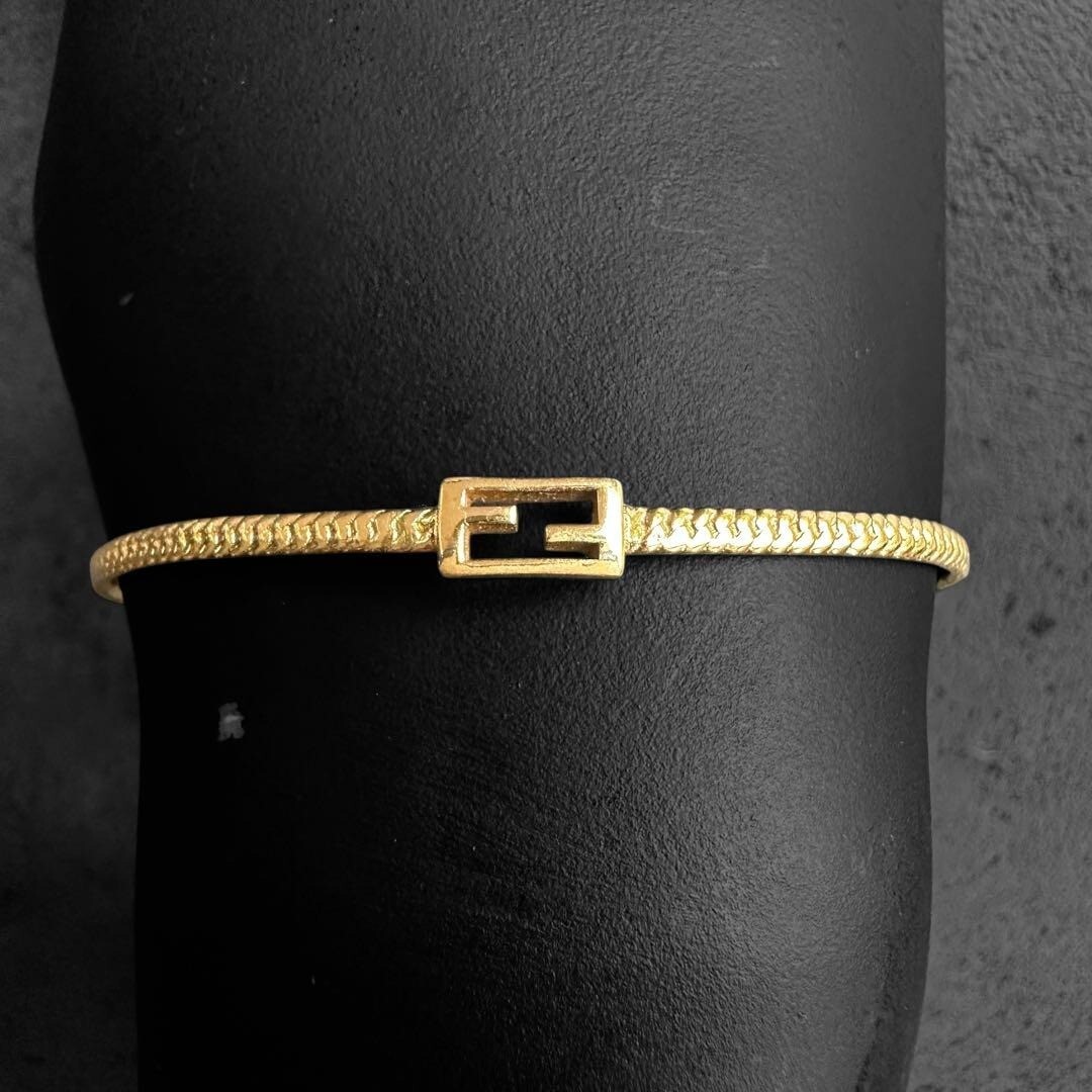 Fendi Gold S Baguette Bangle GP-image