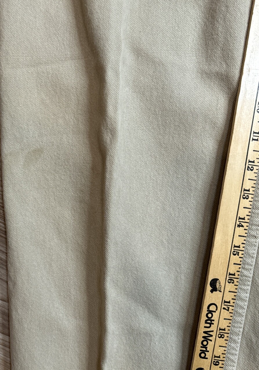 Calvin Klein Jeans Mens 38X 32 Tan Khaki 100% Cotton thumbnail 5