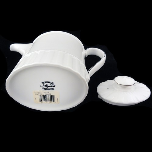 COLOSSEUM PLATINUM by Wedgwood Coffee Pot NEW NEVER USED Made in England - Picture 3 of 5