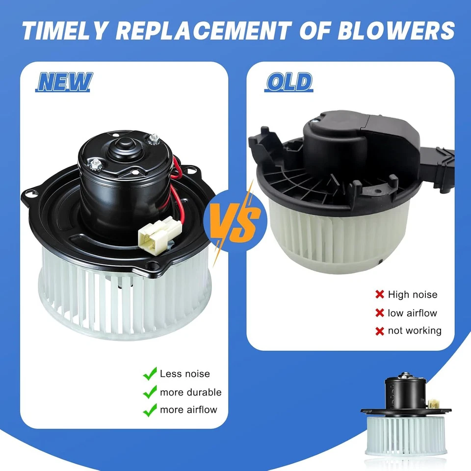 A/C Heater Blower Motor w/Fan Cage for 1994-2002 Dodge Ram 1500 2500 3500 700010 - Imagem 4 de 4