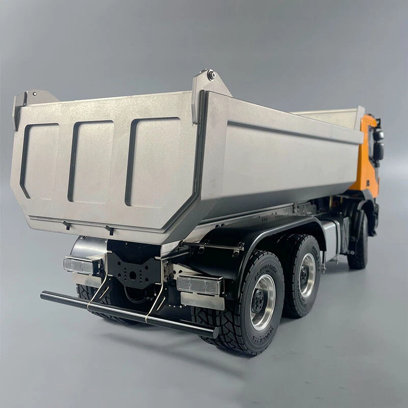 6X6 Metal Dump Truck Rear Bucket for 1/14 Tamiya Tipper Scania Lesu Iveco ACROS - Image 4 of 4