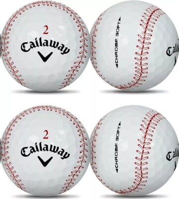 3 Dozen Callaway Chrome Soft Baseball Brand New Golf Balls Collectors Item