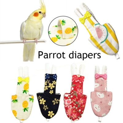 Für Vogel Papagei Windel Nymphensittich Taube Haustier Flug Suit Kleidung Wied,1