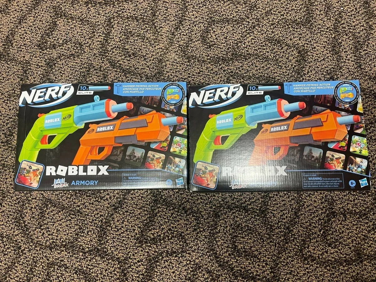 NERF Roblox Jailbreak Armory Toy Dart Gun Blaster