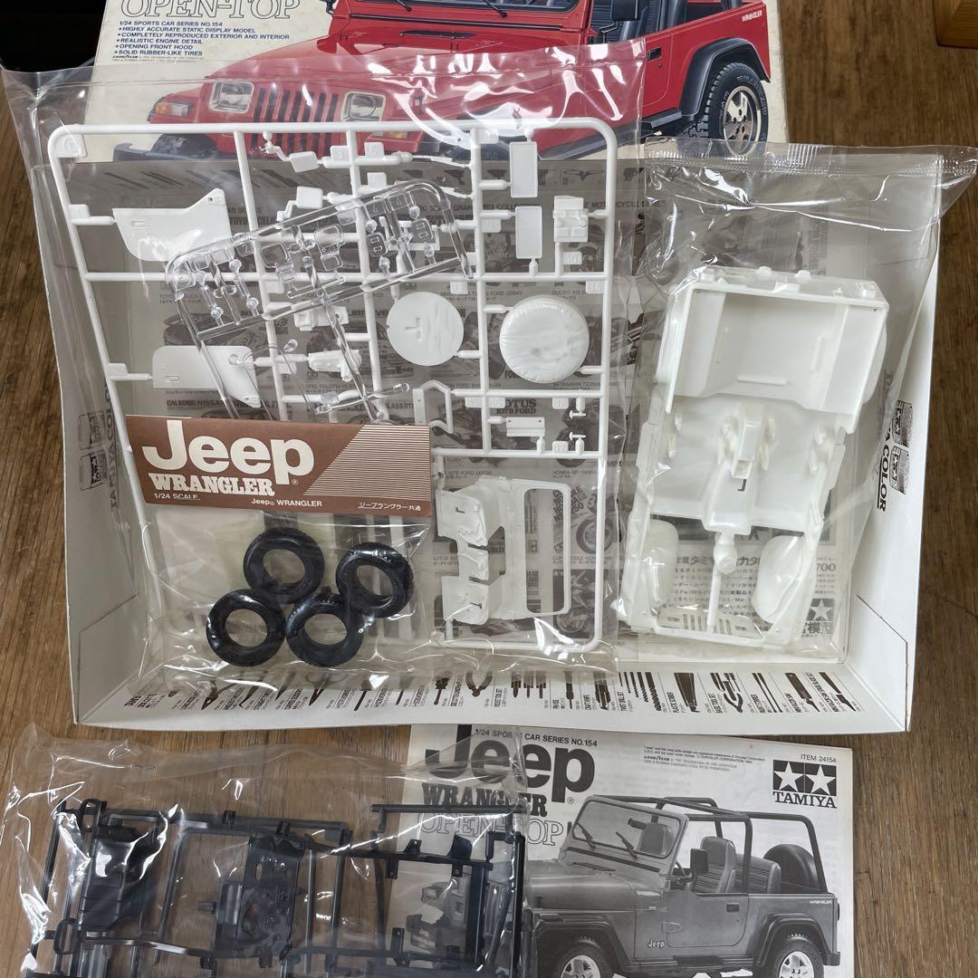 自動車 Tamiya Jeep Wrangler Open-Top 1/24 TAMIYA 1/24 Jeep Wrangler Open-Top Unopened Unassembled Rare