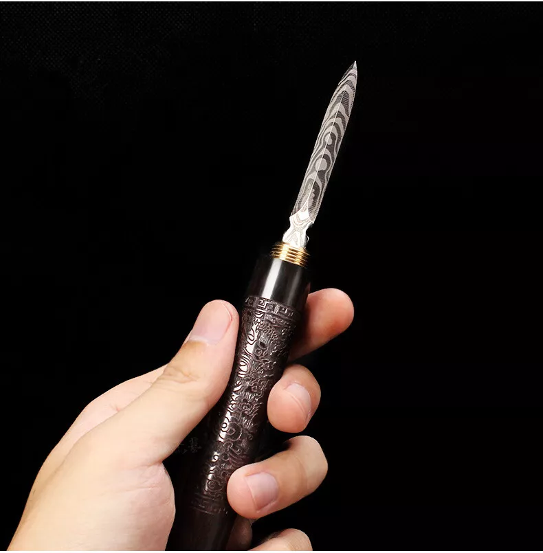 Pu er Tea Knife Tool For Pu er Tea Cake Handmade Dragon Relief