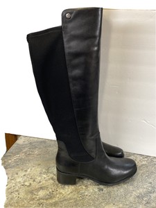 marc fisher wide calf leather tall shaft boots