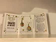 Snacks At The Ritz Snacks Du Jour Easter Egg Earrings Vintage Rare Find
