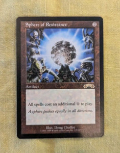 Sphere of Resistance Exodus - Magic (MTG) - Lightly Played - Regular Rare Card
