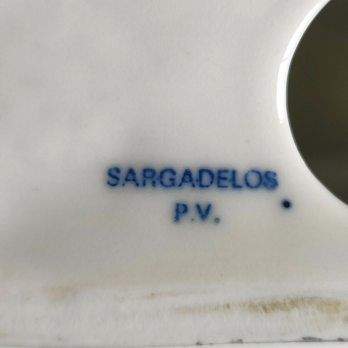 工芸品 SARGADELOS Sargadelos Galicia Spain Porcelain figurine knife grinder