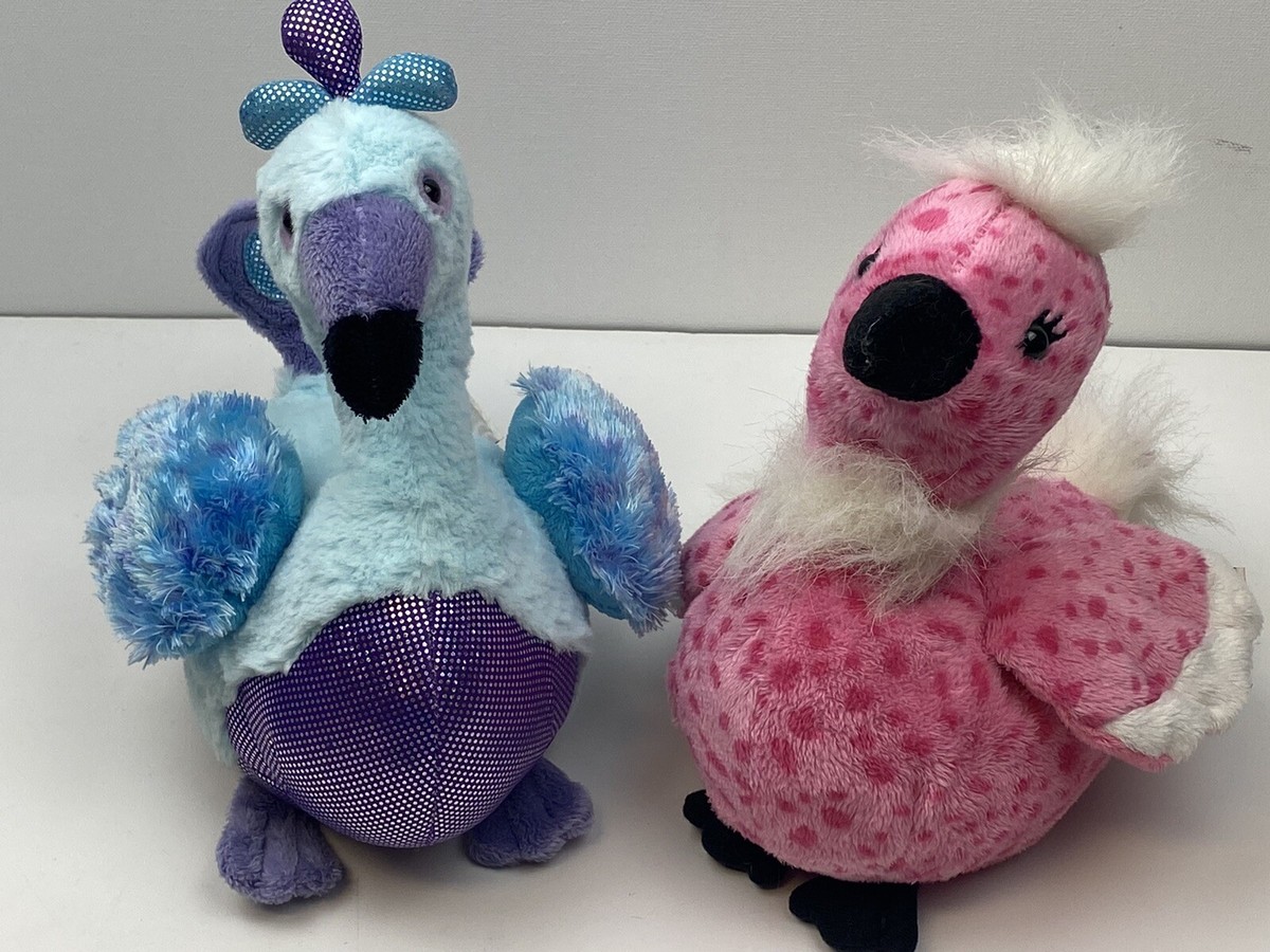 Lot of 2 Ganz Webkinz Cherry Blossom Pink Flamingo Lot of 2 Ganz Webkinz Cherry Blossom Pink Flamingo