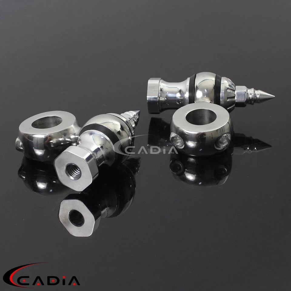 Kit de elevadores de manillar de 2" desplazados Dogbone de 1"" para Harley Café Racer Chopper Bobber Foto 4 de 4