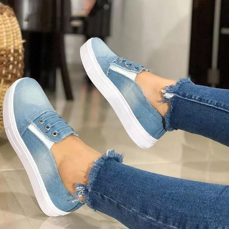 Ladies summer cheap canvas shoes