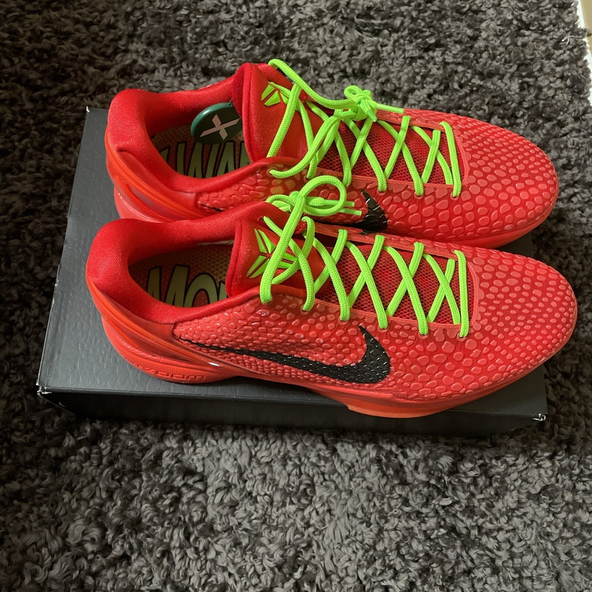 Size 15 Nike Kobe 6 Protro Low Reverse Grinch | eBay