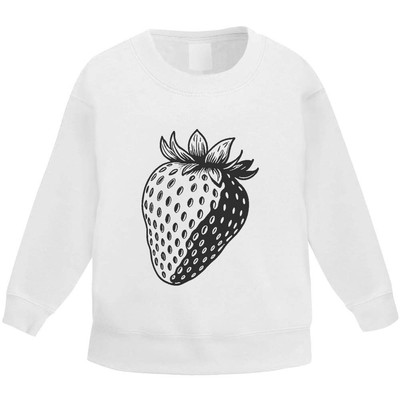 'Strawberry' Kid's Sweatshirt / Sweater / Jumper (KW044898)