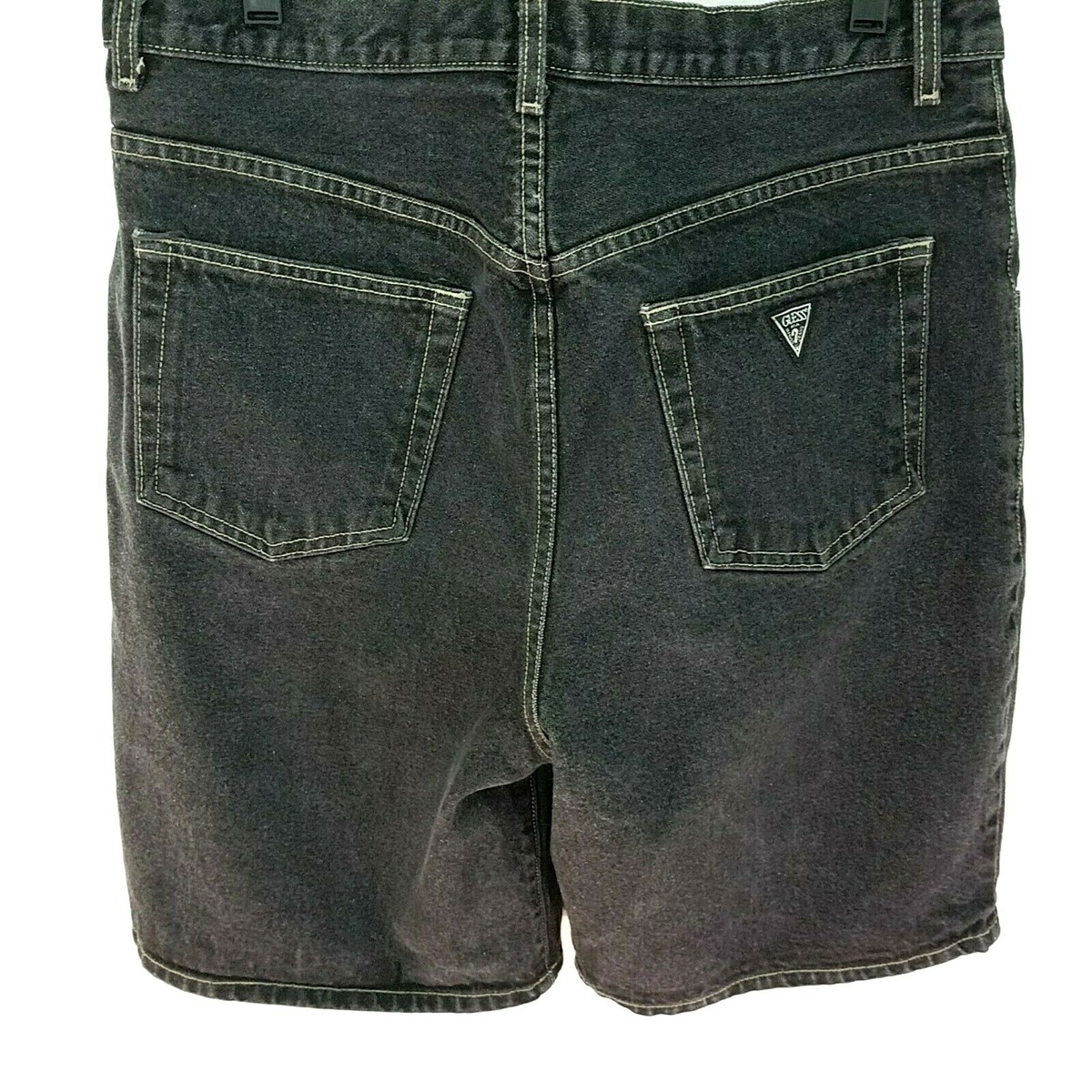 Vtg 90s GUESS JEANS USA Made Denim Shorts 2 Button 39975 Vtg 90s GUESS JEANS USA Made Denim Shorts 2 Button 39975